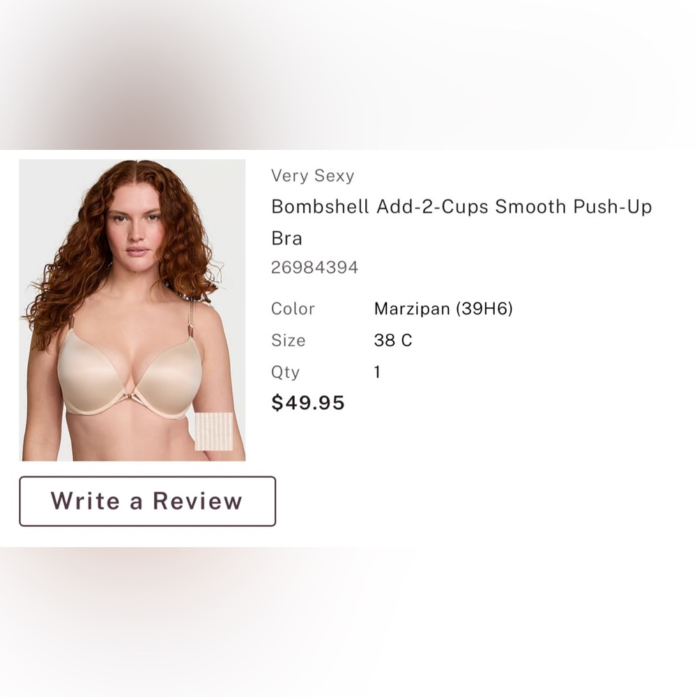 38C VS Bombshell Bras add 2 cups - Picture 5 of 7